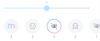 マイレタッチ選択画面