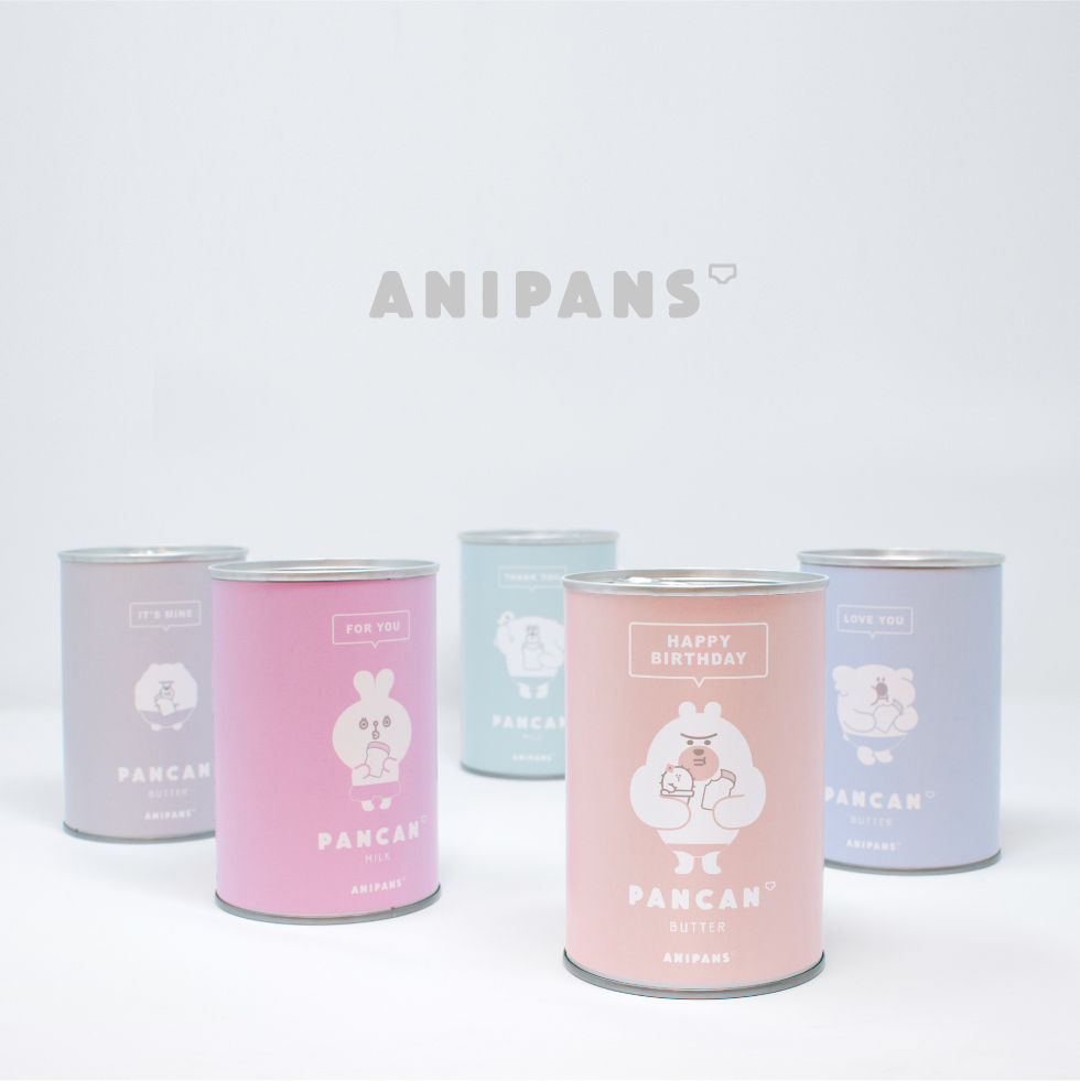 『ANIPANS』 缶入りソフトパン
